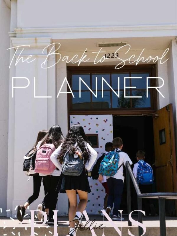 The Back to School Planner