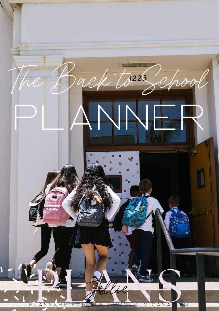 The Back to School Planner