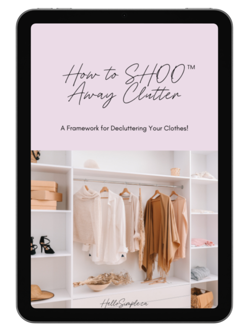 How to SHOO Away Closet Clutter - Your Ultimate Guide