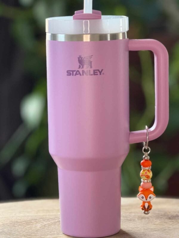 The "Cute Little Fox" Tumbler Dangler for Stanley 40oz Tumbler/Yeti 1.2L