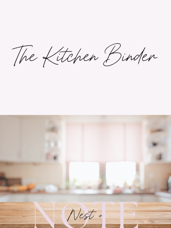 The Kitchen Binder